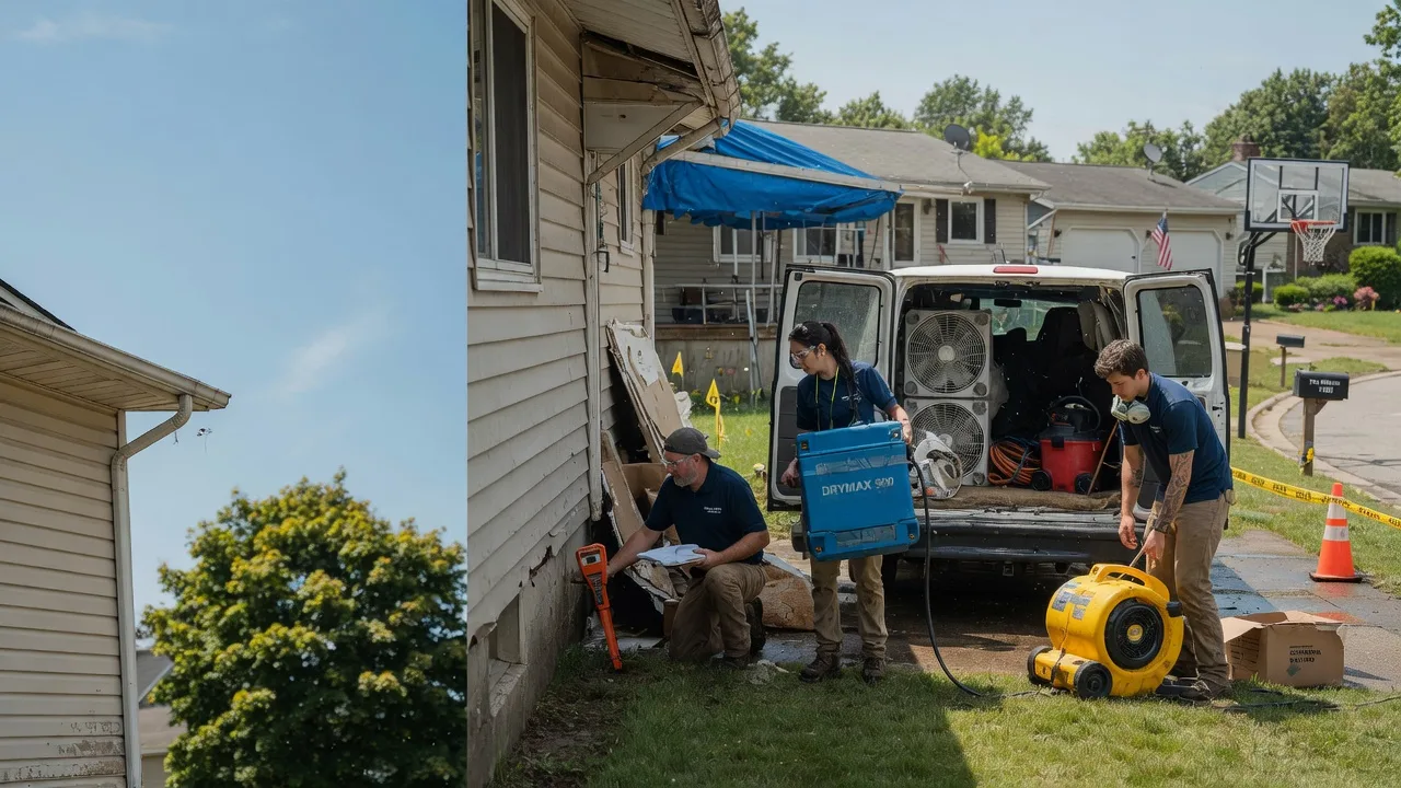 Ceiling Leak Cleanup in Hometown, IL near me
