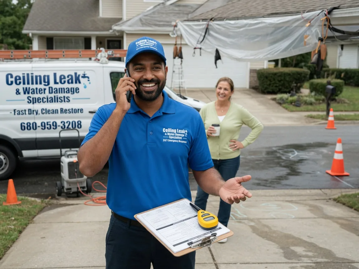 Ceiling Leak Cleanup Hometown, IL FAQs